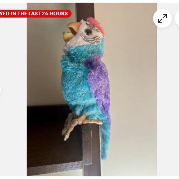 Fur Real Furreal Friends Talking Parrot Squawkers McCaw Hasbro 2007 Tested - Picture 5 of 13